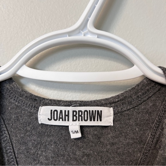 Joah Brown Perfect Shape Tank in Grey - Picture 2 of 4